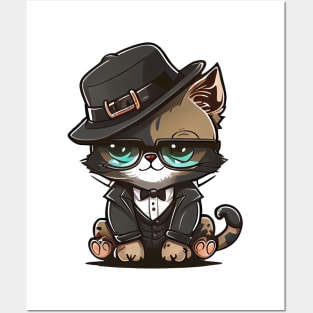 Cute pet, funny pet, boss pet, pirate pet, gangster pet, lovely pet. Posters and Art